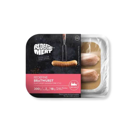 Bratwurst Wurstel bavarese Vegano - Redefine Meat