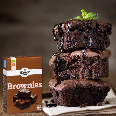 Preparato per Brownie Vegan e Senza Glutine - Bauck Muhle