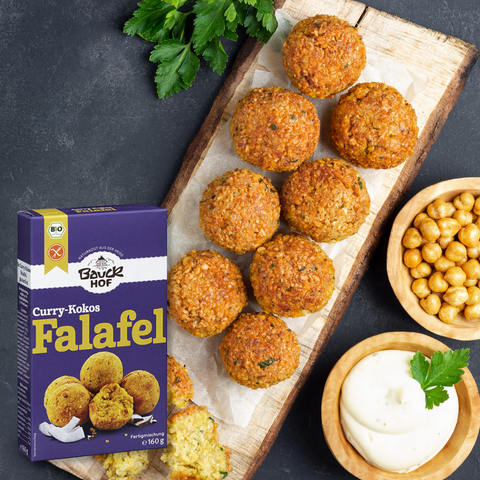 Preparato per Falafel Curry&Cocco Vegan e Senza Glutine - Bauck Muhle