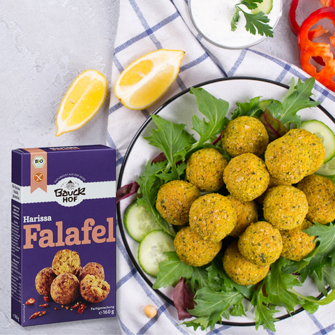 Preparato per Falafel Piccanti Vegan e Senza Glutine - Bauck Muhle